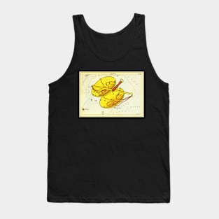 Libra the Scales, from Urania's Mirror, Vintage Signs of the Zodiac Tank Top